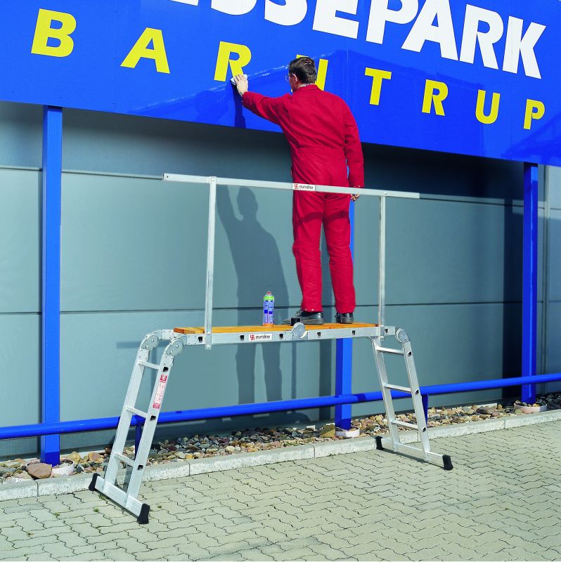 euroline PREMIUM line Alu - Klappleiter 304 - Topleiter