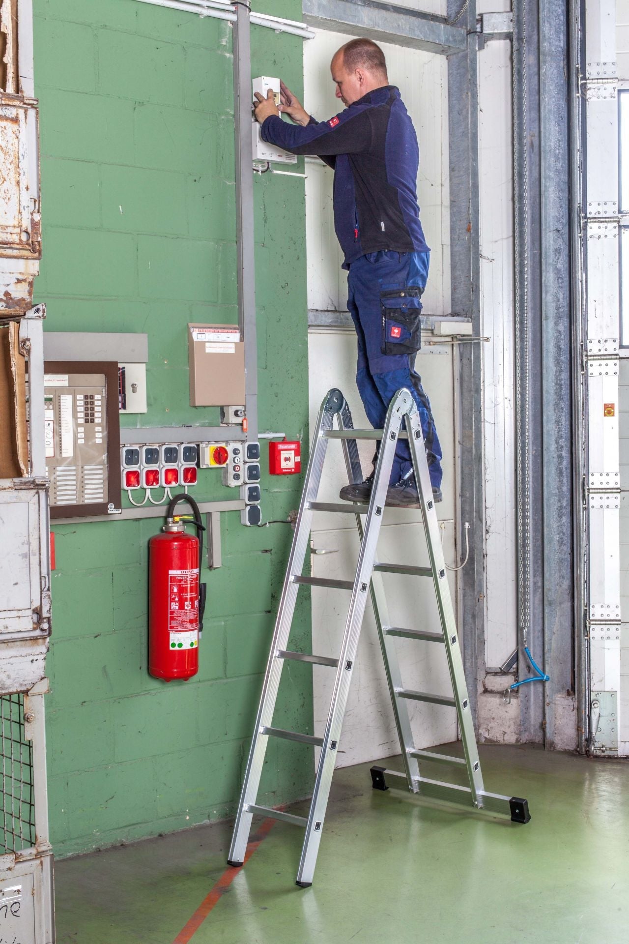 euroline PREMIUM line Alu - Klappleiter 317 - Topleiter