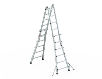 euroline PREMIUM line Alu - Vario - Klappleiter mit Standverbreiterung 31631 - Topleiter
