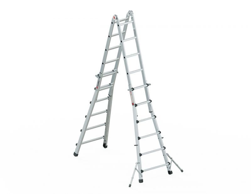 euroline PREMIUM line Alu - Vario - Klappleiter mit Standverbreiterung 31631 - Topleiter