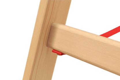 Hymer Holz - Sprossenstehleiter 71410, beidseitig begehbar - Topleiter