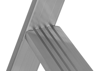 Stufenstehleiter 8224 mit Rollen, beidseitig begehbar - Topleiter